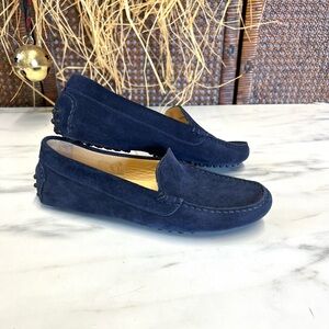 M Gemi loafers blue suede felize driving loafers size 38 size 8